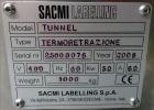 Used Sacmi Sleeve Labeling Electric Heat Tunnel. Has 3 zones, each zone has 72
