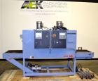 Used Shanklin Dual Zone Shrink Tunnel, Model CT62, Carbon Steel. Tunnel passage 10