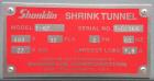 Used Shanklin Model CT62 Dual Zone Shrink Tunnel