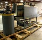 Used Shanklin Dual Chamber Heat Shrink Tunnel, Model  T-62, Carbon steel. Dual chamber high speed unit capable of speeds from 25 to 150 FPM. Chamber size 10