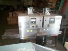 Used Shanklin T-62 stainless steel high speed shrink runnel. Has a 10