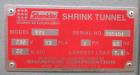 Used Shanklin T-71 High Speed Shrink Tunnel