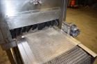 Used Shanklin Model T-72SS Dual Chamber Stainless Steel Shrink Tunnel. Machine is capable of speeds from 25 to 150 linear feet per minute. Unit has tunnel passage dimensions measuring 84