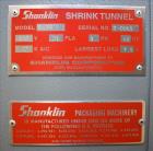 Used- Shanklin Shrink Tunnel. Model T-7H