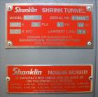 Used Shanklin Shrink Tunnel. Model T-7H