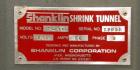 Used Shanklin Shrink Tunnel, Model T-7XL