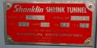 Used Shanklin Shrink Tunnel. Model T-7XL