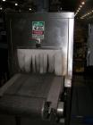 Used- Shanklin T62 Dual Chamber High Speed Shrink Tunnel capable of speeds from 25 to 150 feet per minute. Chamber size: 8