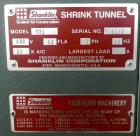 Used Shanklin T71 High Speed Shrink Tunnel. Single chamber high speed unit capable of speeds from 25 to 150 FPM. Chamber size 10