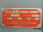 Used- Shanklin Model T-7XL Single Zone Heat Shrink Tunnel