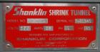 Used Shanklin T-6 XL Shrink Tunnel