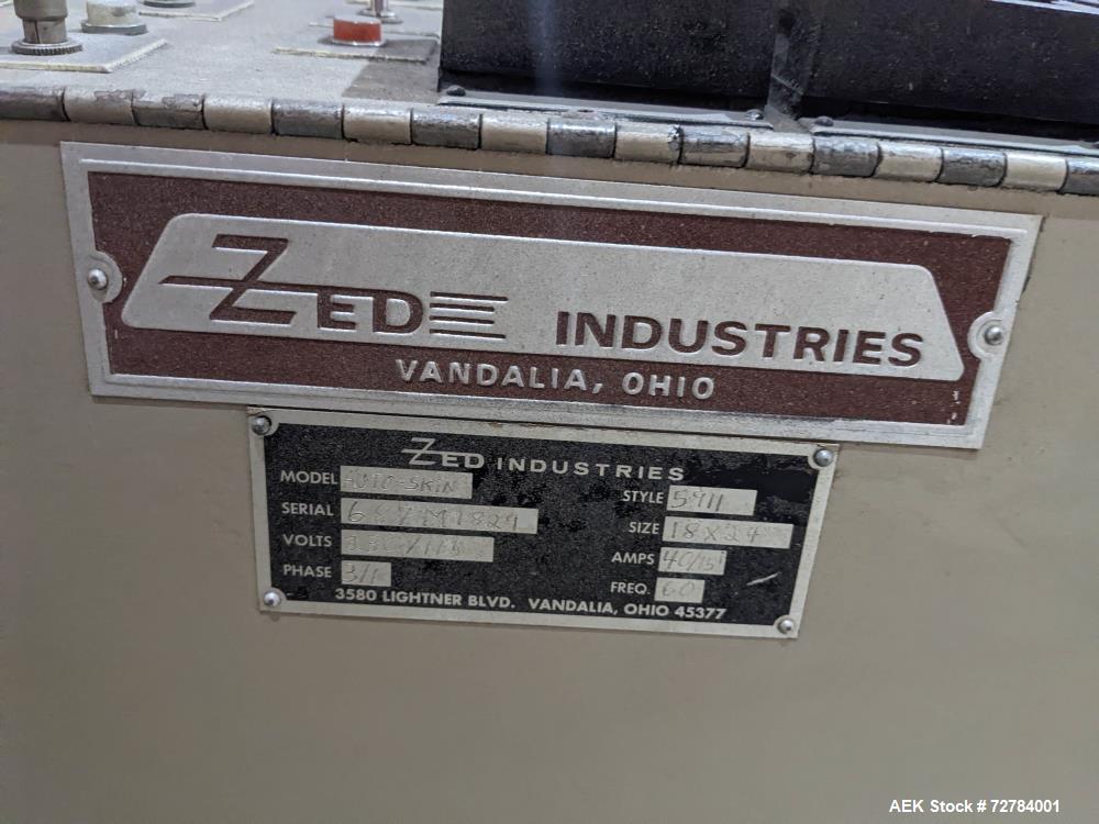 Used-ZED Industries Auto-Skin Pack Machine