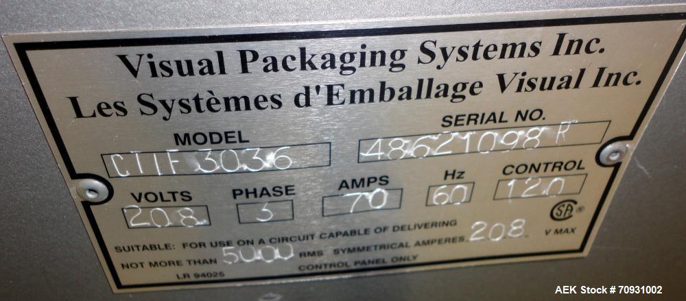 Used Visual Packaging System CTIF 3036 Skin Packaging Machine