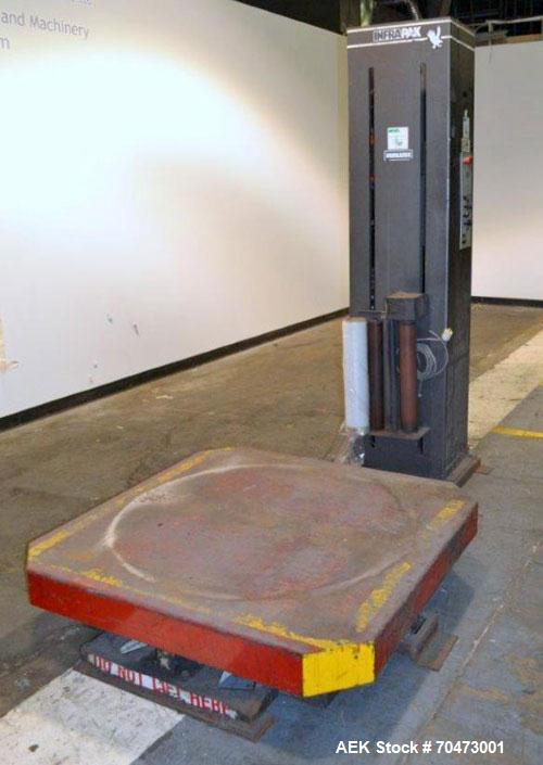 Used InfraPak Hawk HPS Strecth Wrapper, Carbon Steel. 50" x 50" table. 1/60/120 volt.