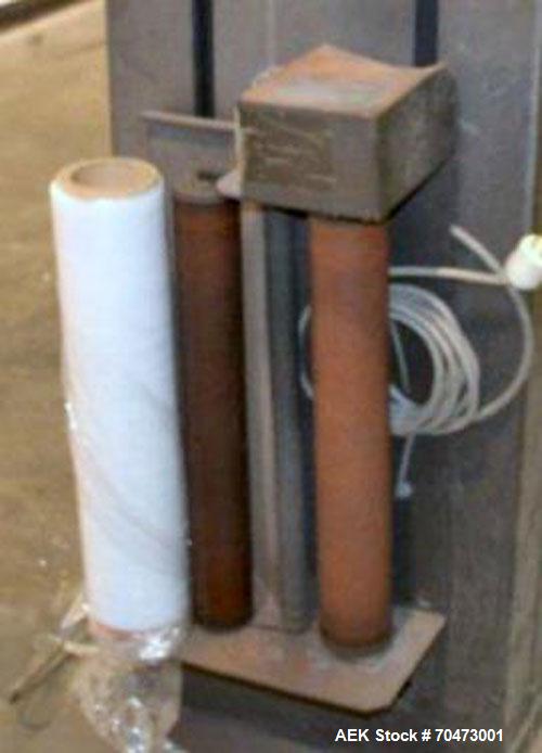 Used InfraPak Hawk HPS Strecth Wrapper, Carbon Steel. 50" x 50" table. 1/60/120 volt.