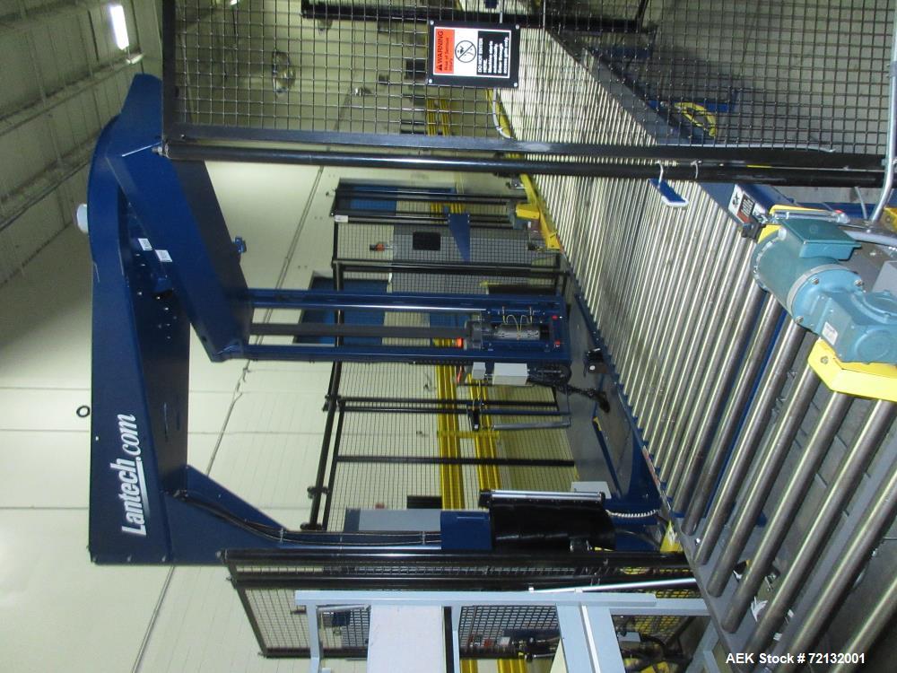 Used- Lantech Floor-Mounted Orbital Automatic Stretch Wrapper, Model 51500,