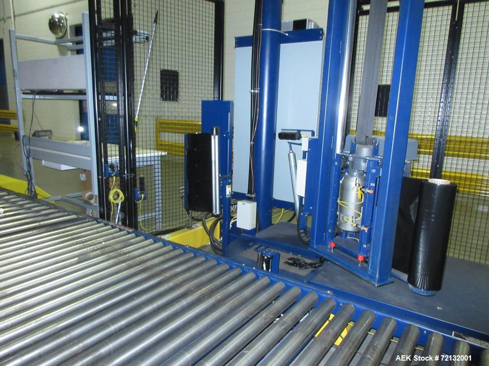 Used Lantech Floor-Mounted Orbital Automatic Stretch Wrapper, Model 51500,