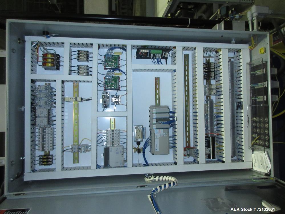 Used Lantech Floor-Mounted Orbital Automatic Stretch Wrapper, Model 51500,