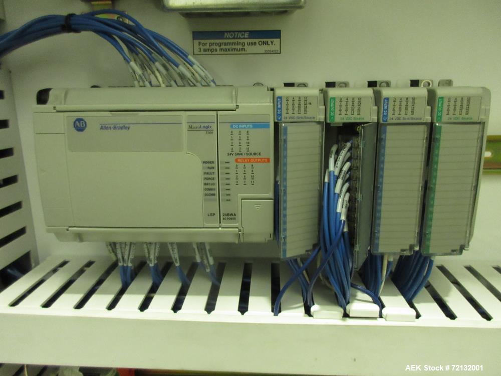 Used Lantech Floor-Mounted Orbital Automatic Stretch Wrapper, Model 51500,