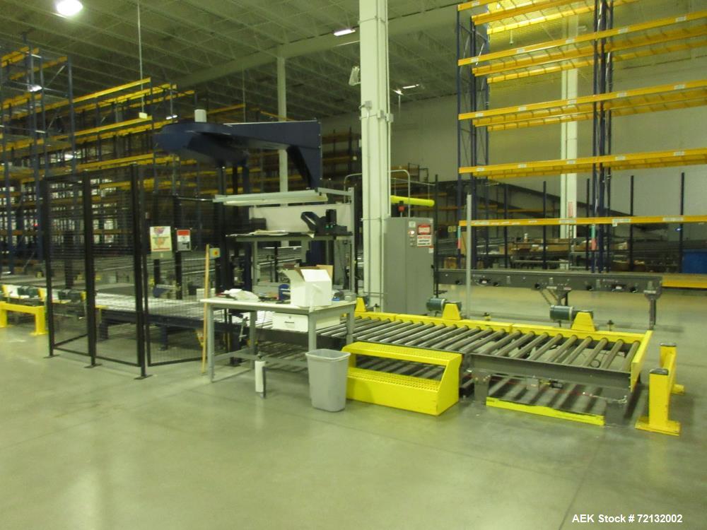 Used Lantech Floor-Mounted Orbital Automatic Stretch Wrapper, Model S-5100
