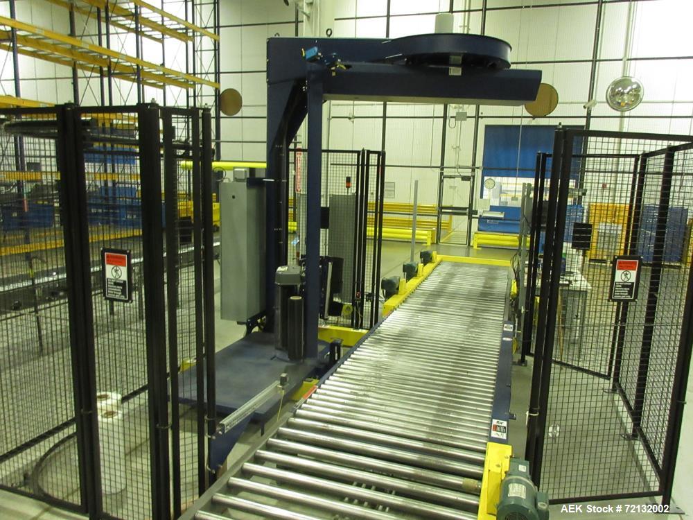 Used Lantech Floor-Mounted Orbital Automatic Stretch Wrapper, Model S-5100
