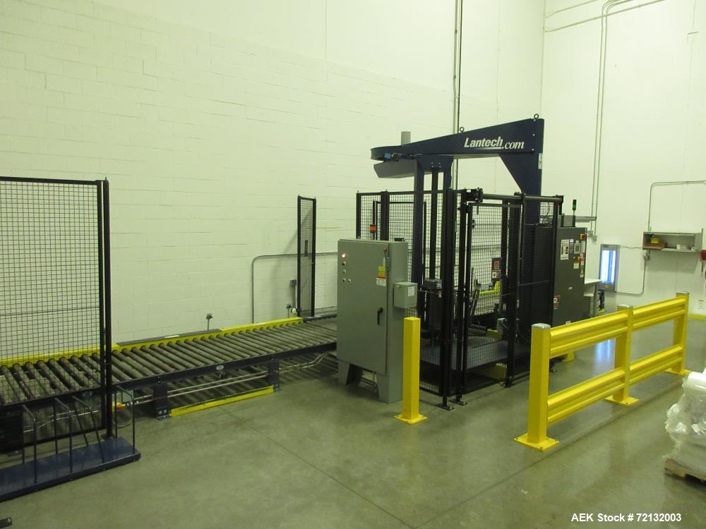 Used Lantech Floor-Mounted Orbital Automatic Stretch Wrapper, Model S-5100