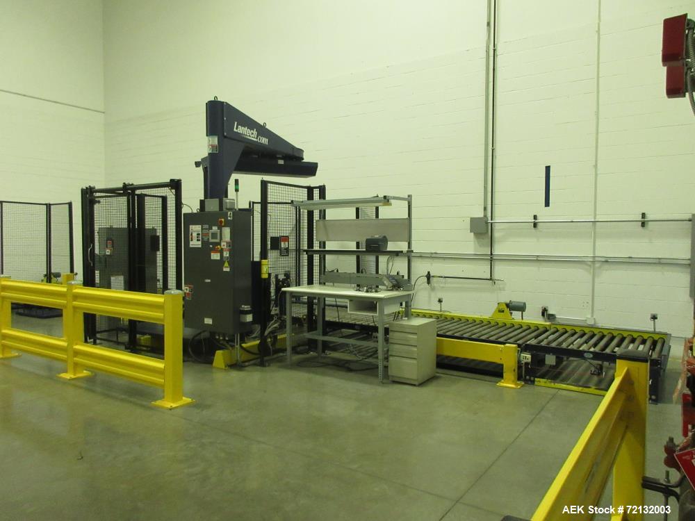 Used Lantech Floor-Mounted Orbital Automatic Stretch Wrapper, Model S-5100