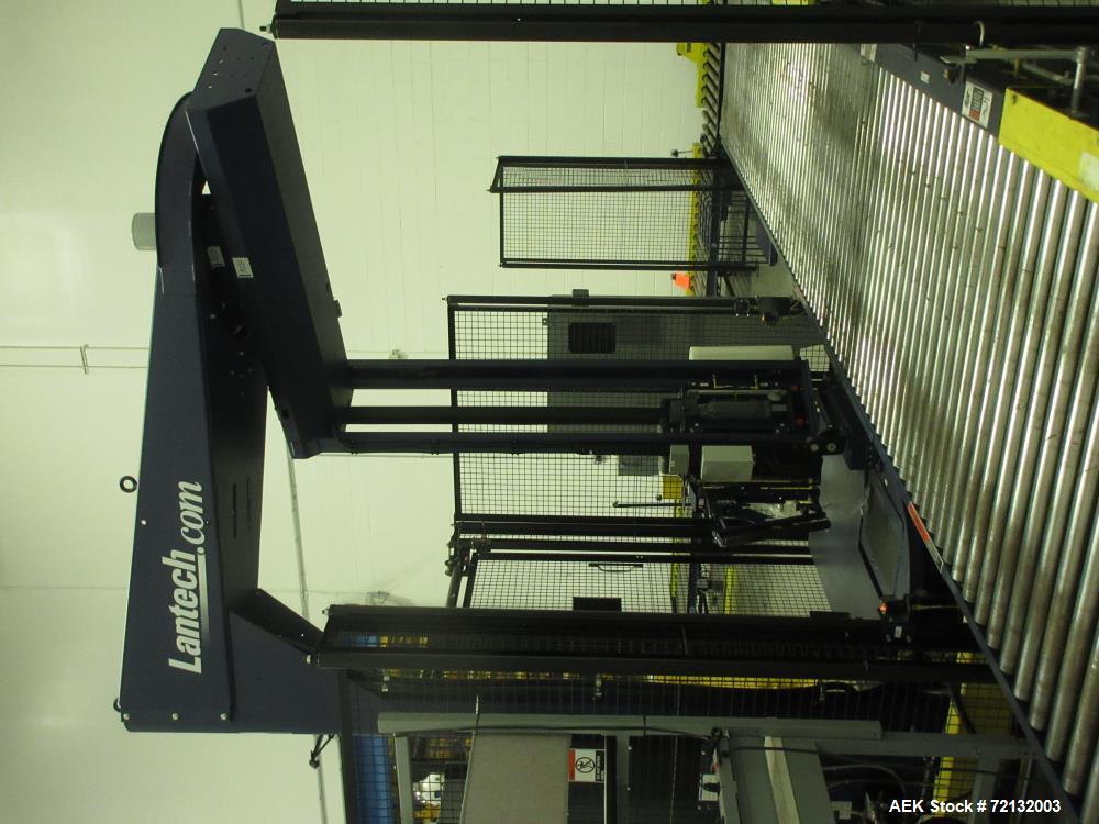 Used Lantech Floor-Mounted Orbital Automatic Stretch Wrapper, Model S-5100