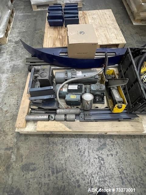 Lantech Model Q-1000 Pallet Wrapper | 48"x48" Area | Auto Cut-Off | Food Grade