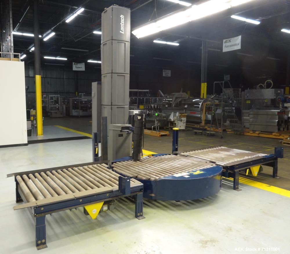 Used- Lantech Model Q1000 Automatic Stretch Wrapper