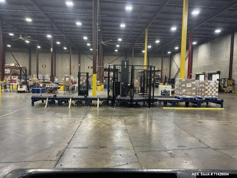 Used Lantech Orbital Pallet Wrapper – Model QA Auto | 4000+ lb Capacity | Auto Cut-Off | Pallet-Grip Tech