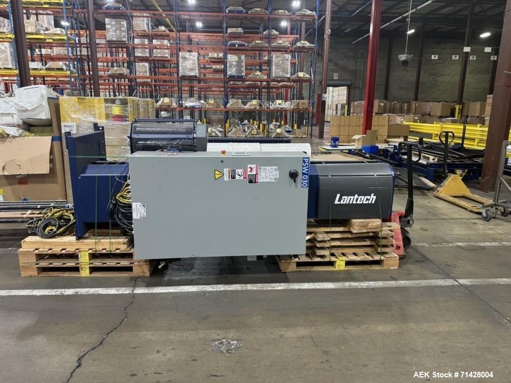 Used Lantech Orbital Pallet Wrapper – Model QA Auto | 4000+ lb Capacity | Auto Cut-Off | Pallet-Grip Tech