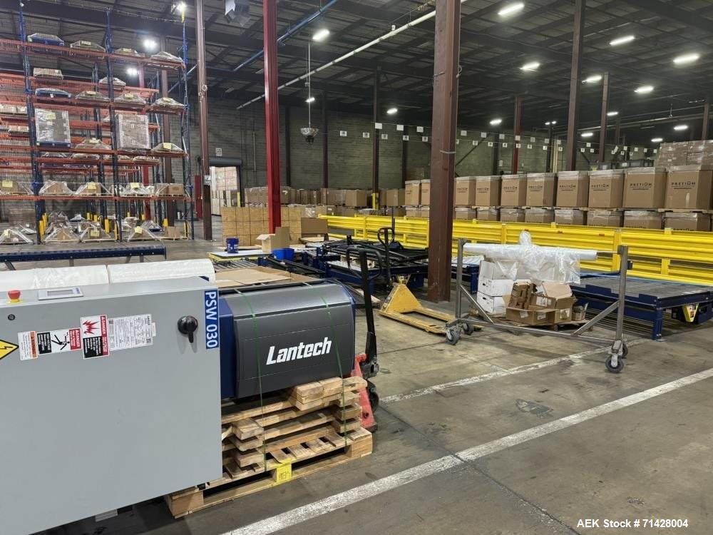 Used Lantech Orbital Pallet Wrapper – Model QA Auto | 4000+ lb Capacity | Auto Cut-Off | Pallet-Grip Tech