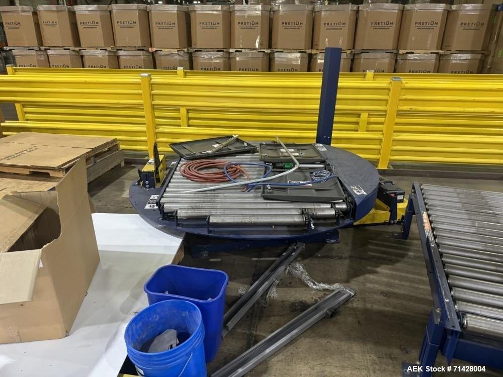 Used Lantech Orbital Pallet Wrapper – Model QA Auto | 4000+ lb Capacity | Auto Cut-Off | Pallet-Grip Tech