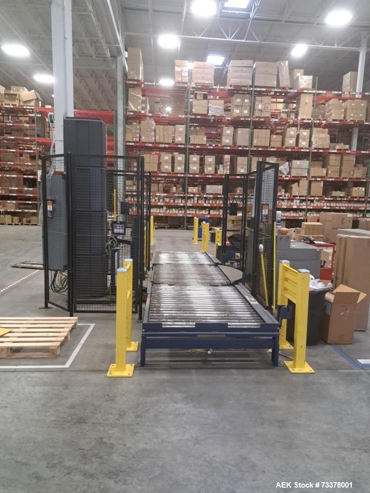 Used Lantech Q Series Industrial Automatic Stretch Wrapper – 60 Loads Per Hour