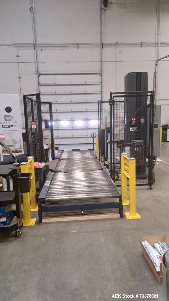 Used Lantech Q Series Industrial Automatic Stretch Wrapper – 60 Loads Per Hour