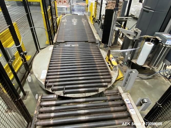 Used Lantech QLA-Auto Automatic Stretch Wrapper | 35–45 Loads/Hour | 4000 lb Cap