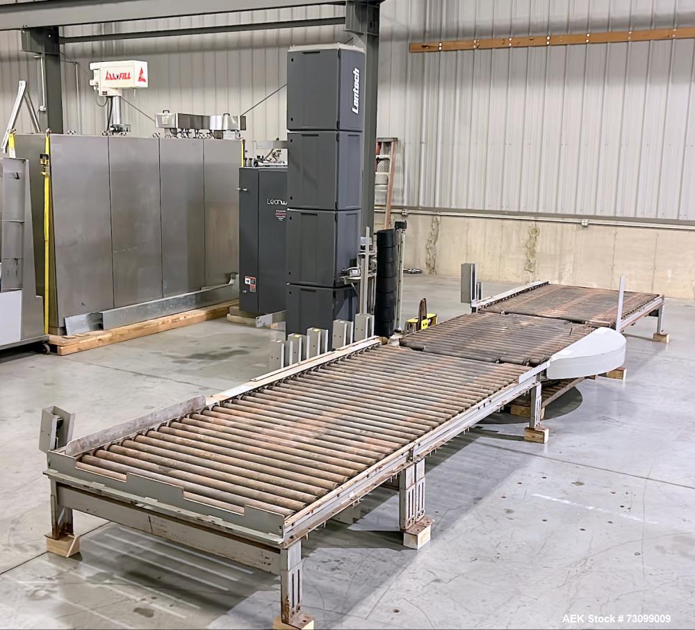Used Lantech QLA-Auto Automatic Stretch Wrapper | 35–45 Loads/Hour | 4000 lb Cap