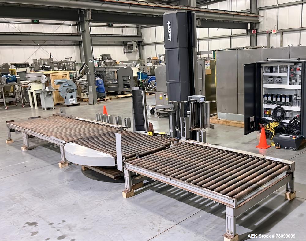 Used Lantech QLA-Auto Automatic Stretch Wrapper | 35–45 Loads/Hour | 4000 lb Cap