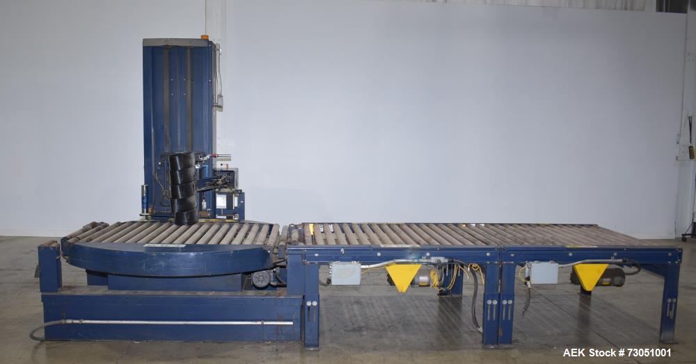 Used Lantech V Series SVAMD Automatic Stretch Wrapper – 30-40 Loads/Hour