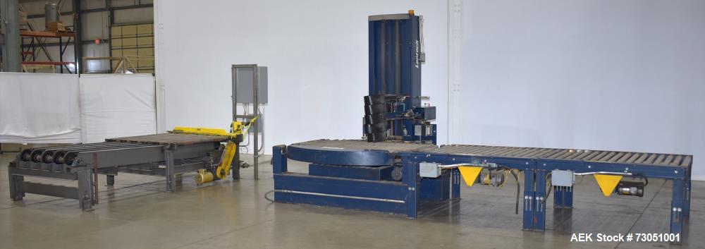 Used Lantech V Series SVAMD Automatic Stretch Wrapper – 30-40 Loads/Hour