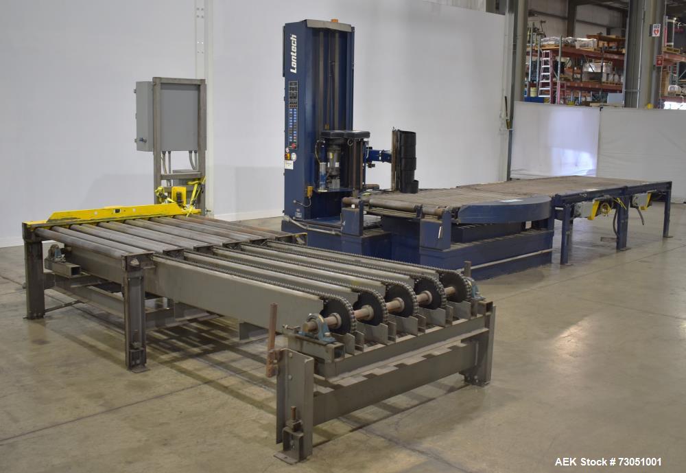 Used Lantech V Series SVAMD Automatic Stretch Wrapper – 30-40 Loads/Hour