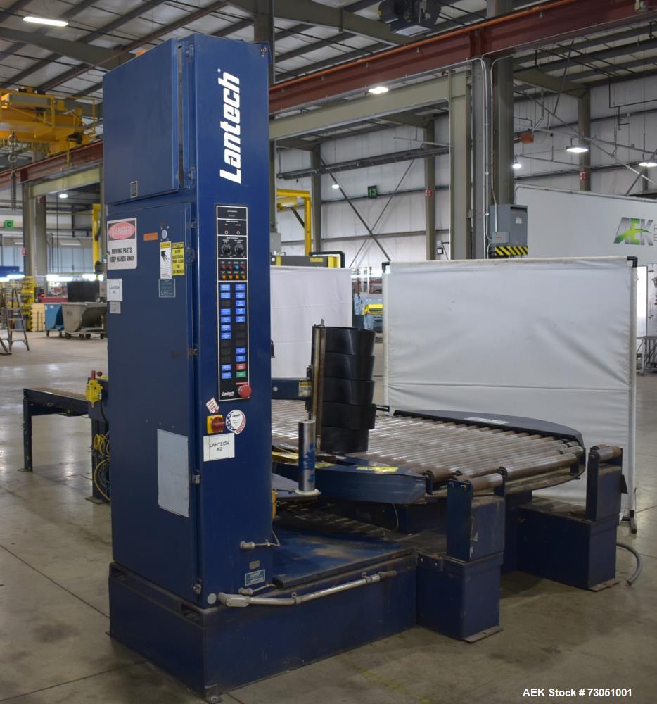 Used Lantech V Series SVAMD Automatic Stretch Wrapper – 30-40 Loads/Hour