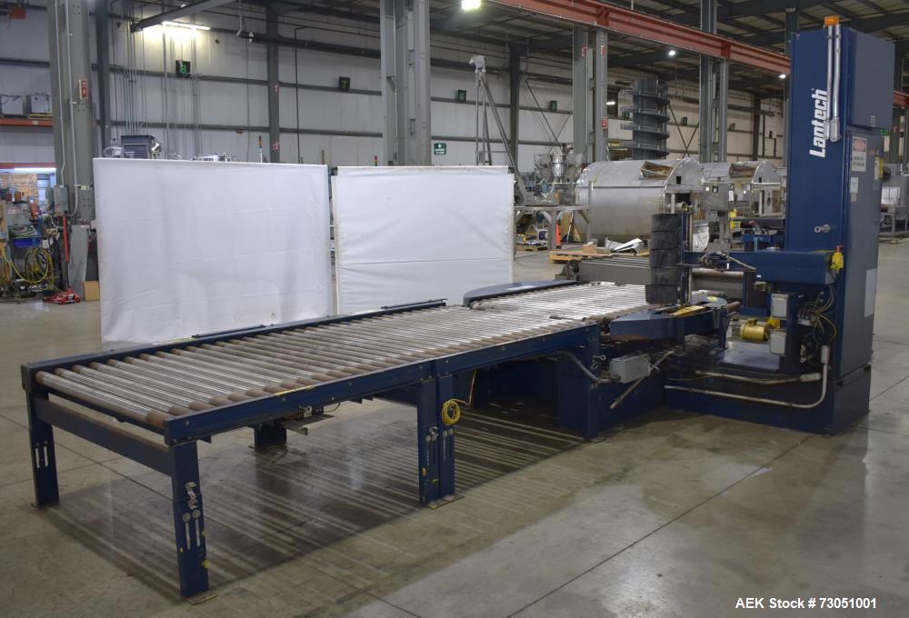 Used Lantech V Series SVAMD Automatic Stretch Wrapper – 30-40 Loads/Hour