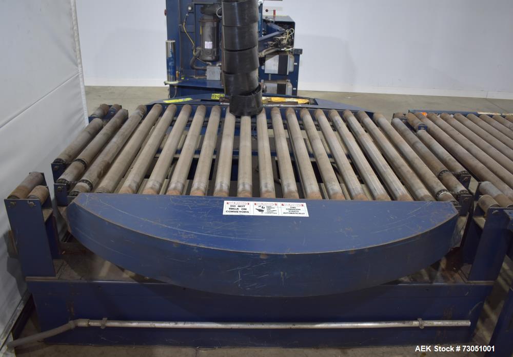Used Lantech V Series SVAMD Automatic Stretch Wrapper – 30-40 Loads/Hour