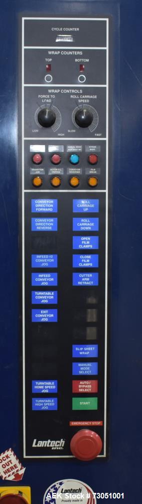 Used Lantech V Series SVAMD Automatic Stretch Wrapper – 30-40 Loads/Hour