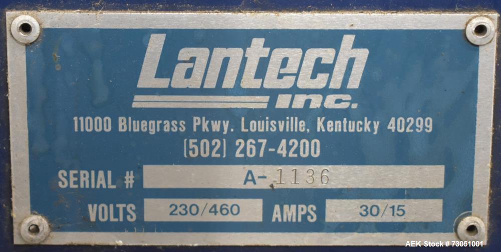 Used Lantech V Series SVAMD Automatic Stretch Wrapper – 30-40 Loads/Hour