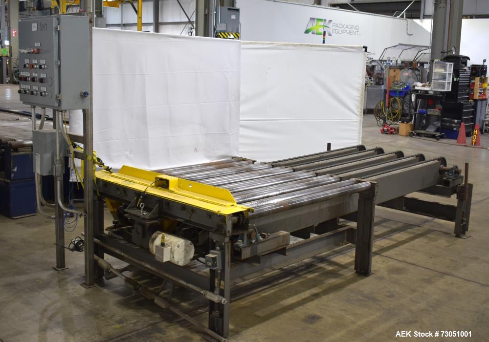 Used Lantech V Series SVAMD Automatic Stretch Wrapper – 30-40 Loads/Hour
