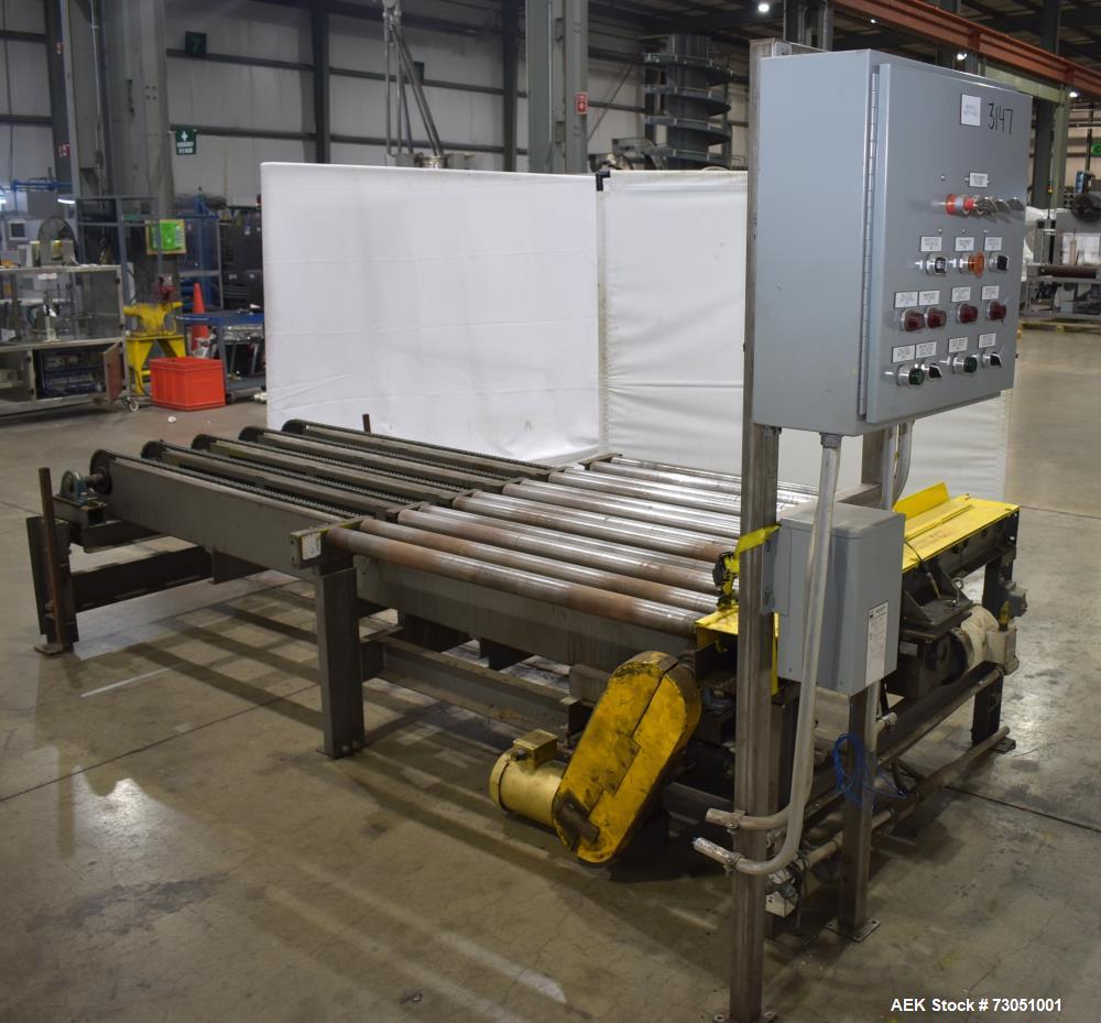 Used Lantech V Series SVAMD Automatic Stretch Wrapper – 30-40 Loads/Hour