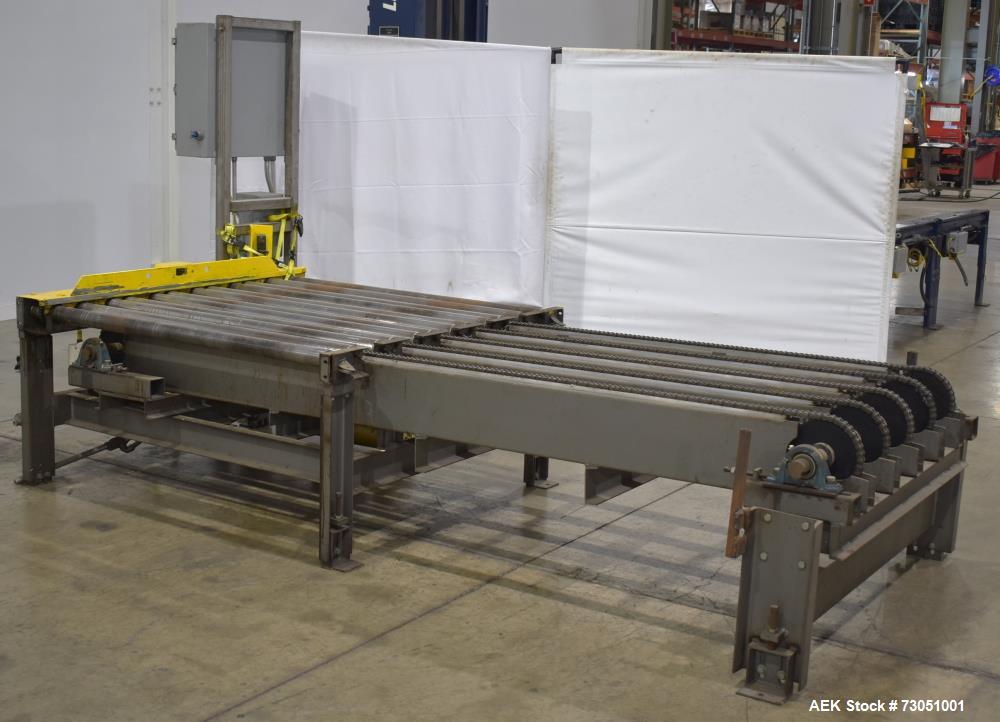 Used Lantech V Series SVAMD Automatic Stretch Wrapper – 30-40 Loads/Hour